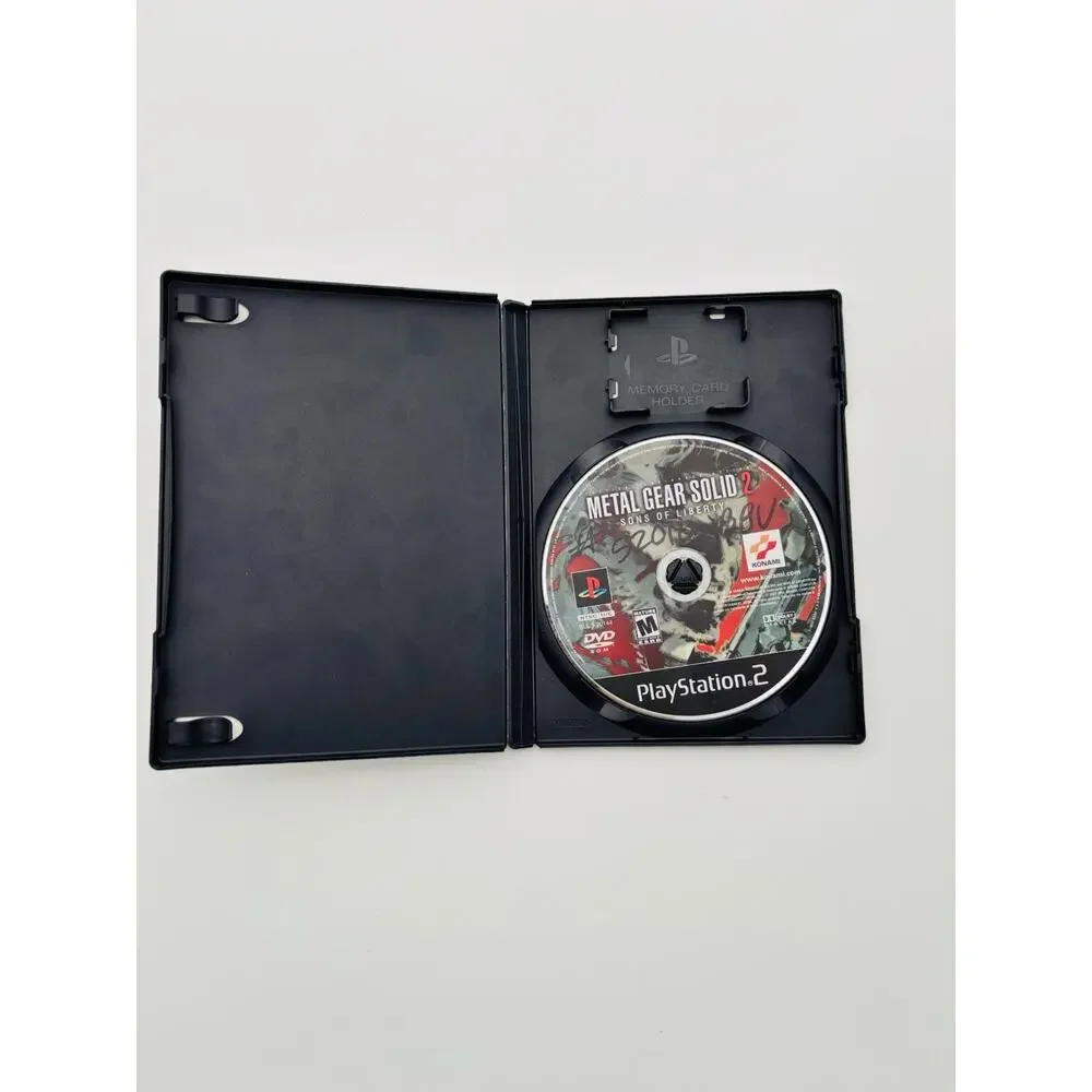 Metal Gear Solid 2 Sons Of Liberty Sony Playstation 2 PS2 Tested Works VG Cond